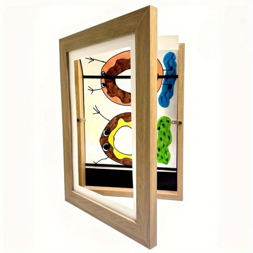 Digital Photo Frame Magnetic Wood Wall Display
