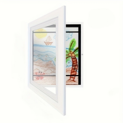 Digital Photo Frame Magnetic Wood Wall Display
