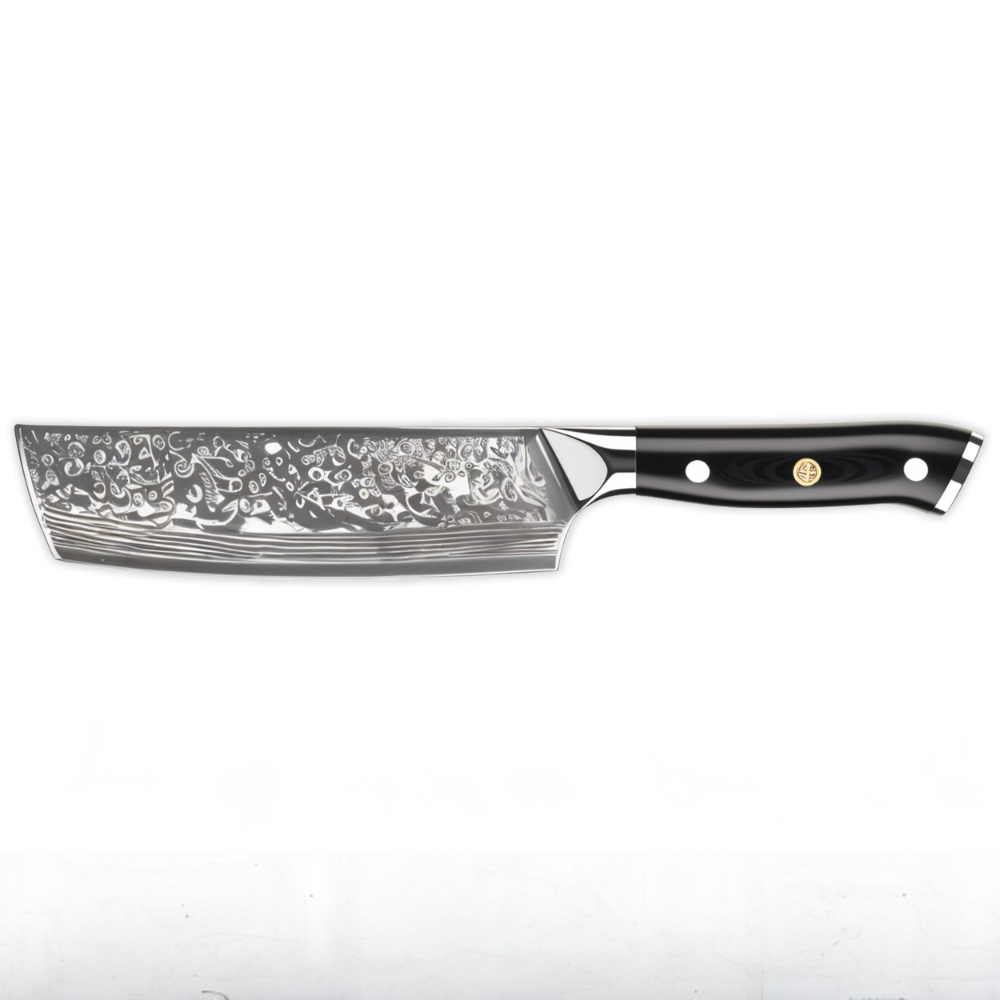 Kitchen Knife Carbon Steel Wood Handle Blade