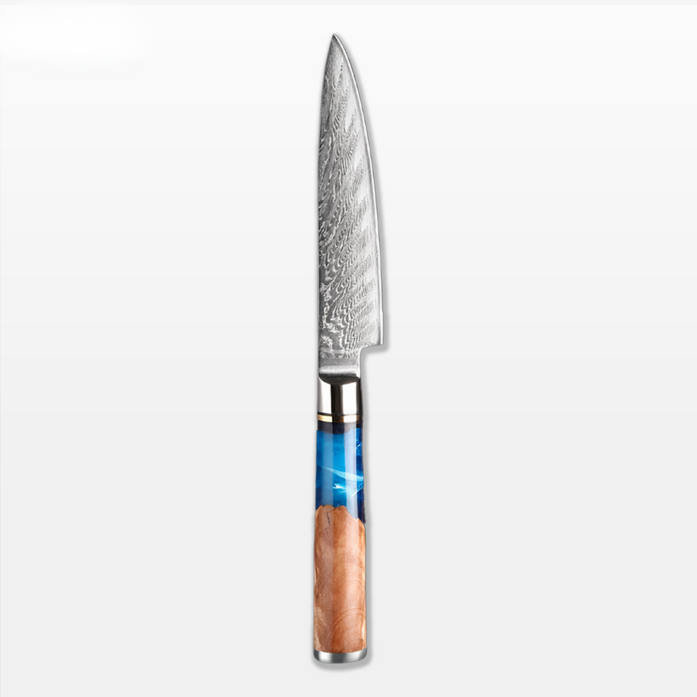 Kitchen Knife Steel Wavy Blade Chef Tool