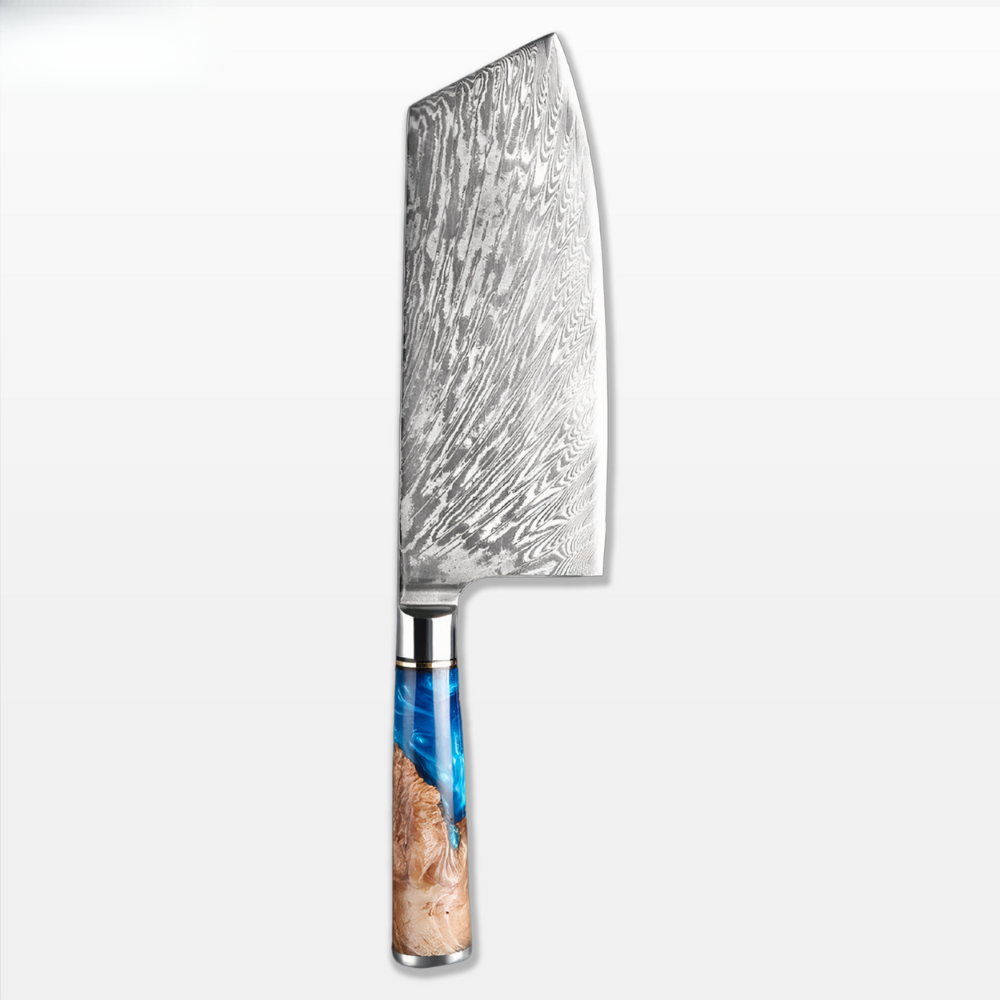 Kitchen Knife Steel Wavy Blade Chef Tool