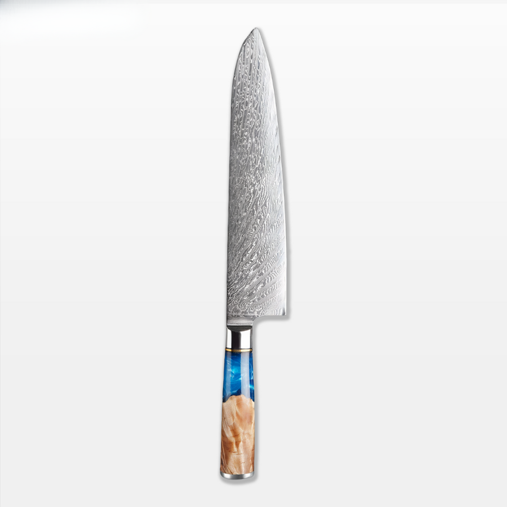 Kitchen Knife Steel Wavy Blade Chef Tool