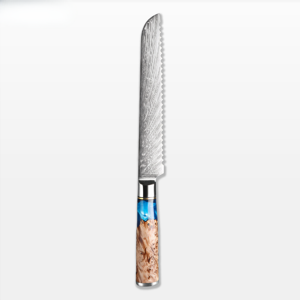 Kitchen Knife Steel Wavy Blade Chef Tool