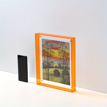 Wall Art Acrylic Display Frame for Desk Use