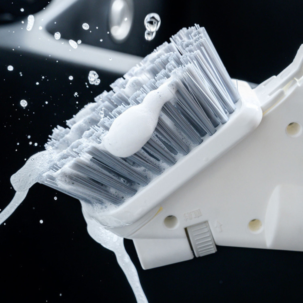 Bathroom Tile Scrubber with Soap Dispenser