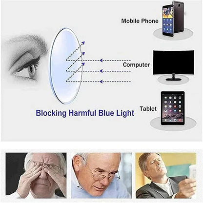 Reading Glasses Adjustable Focus Polycarbonate Frame