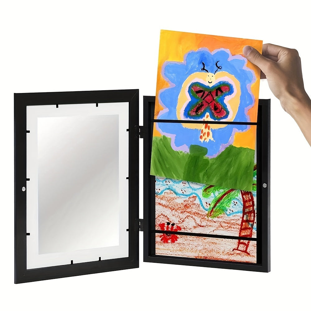 Digital Photo Frame Magnetic Wood Wall Display
