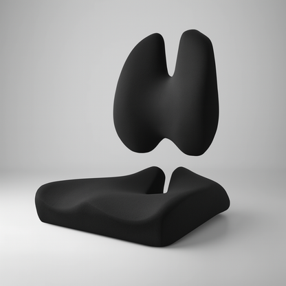 Memory Foam Ergonomic Seat and Back Support Cushion