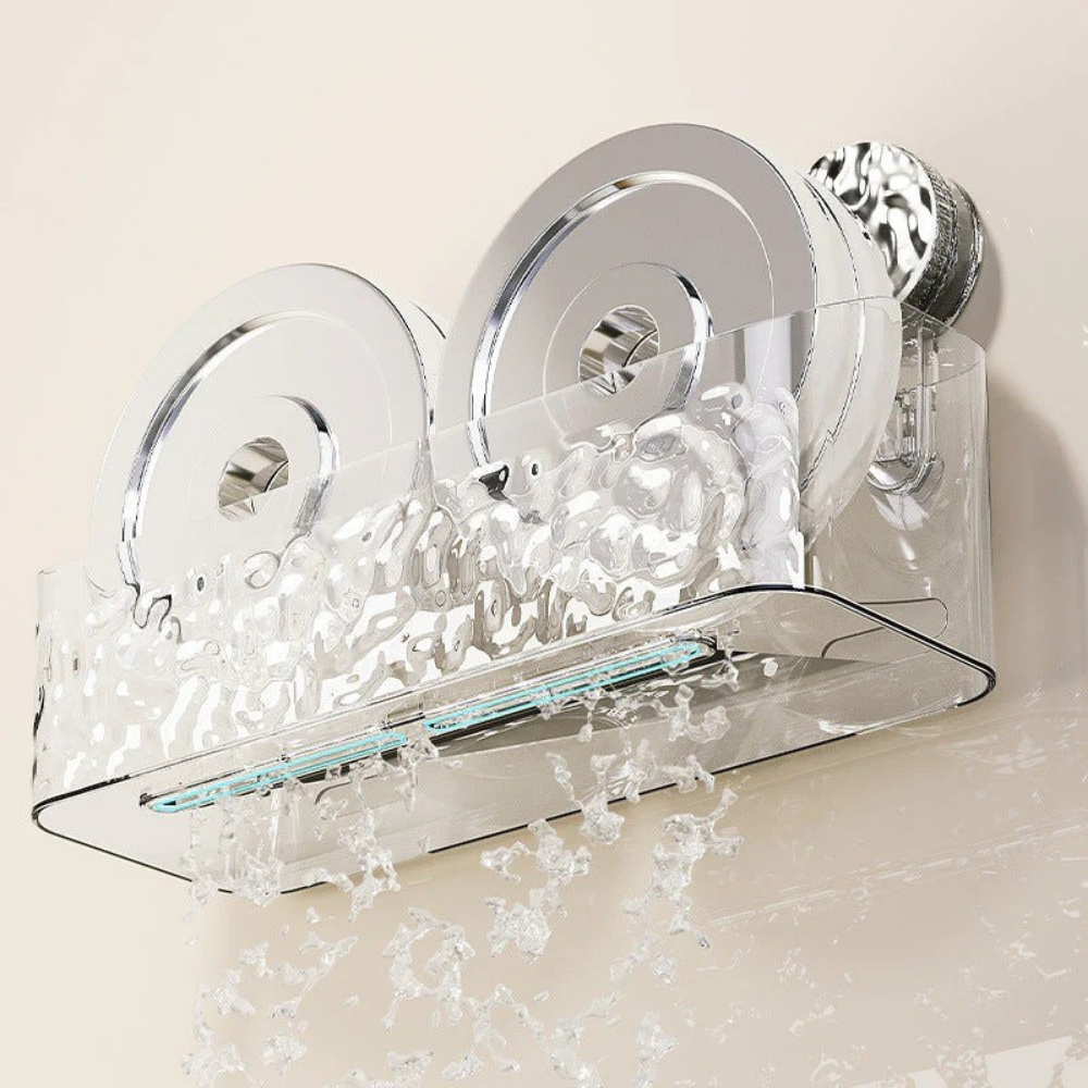Bathroom Wall Suction Storage Shelves