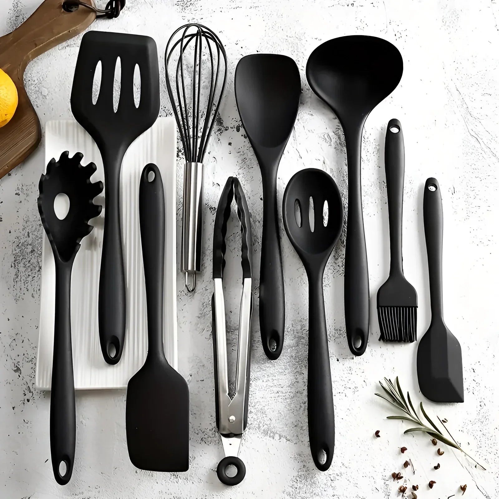 Kitchen Utensil Set Non-Stick Silicone Tools