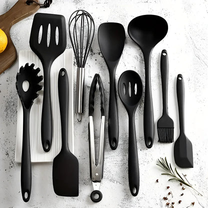 Kitchen Utensil Set Non-Stick Silicone Tools