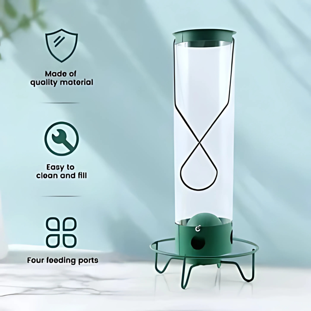 Bird Feeder Metal Hanging Squirrel Proof Design