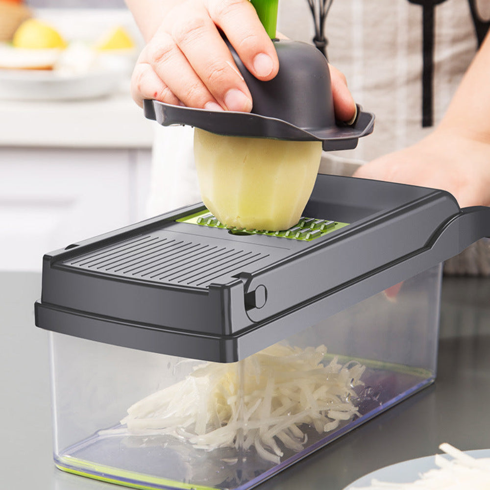 Vegetable Chopper Stainless Steel Manual Dicer Set