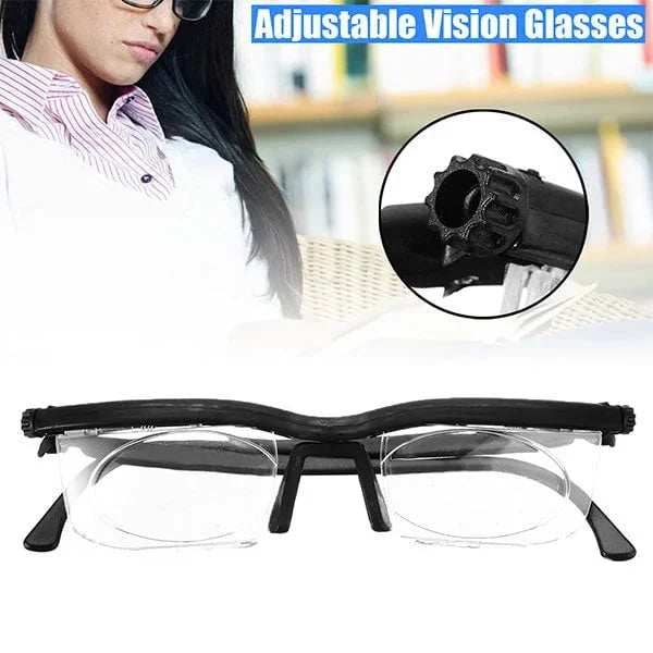 Reading Glasses Adjustable Focus Polycarbonate Frame