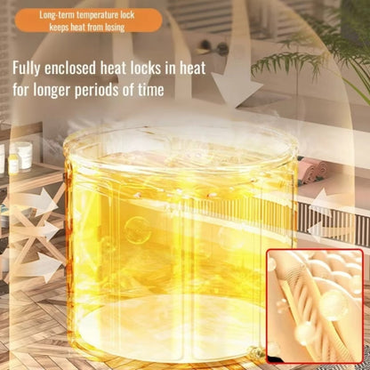 Portable Freestanding Plastic Bath Tub for Adults