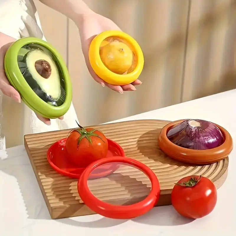 Food Covers with Reusable Silicone Airtight Seal