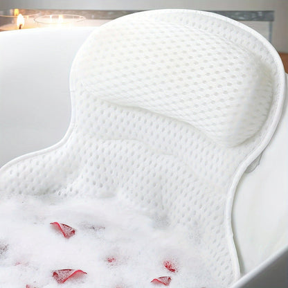 Bath Pillow Ergonomic Mesh Spa Cushion