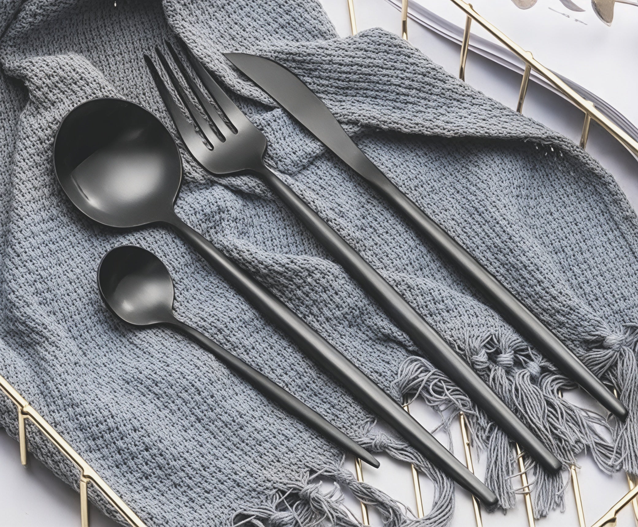 Cutlery Set Stainless Steel Modern Design