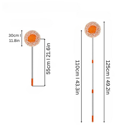 Microfibre Spin Mop Set Adjustable Cleaning Tool