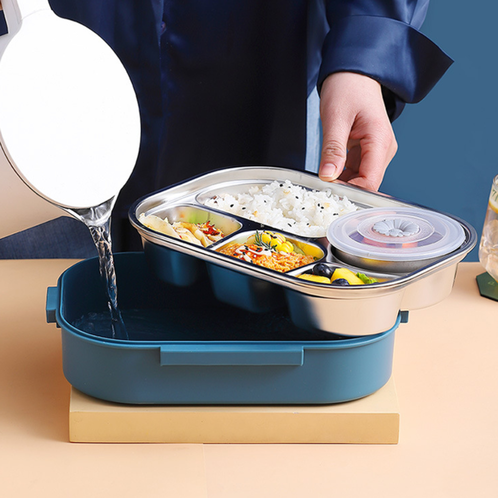 Stainless Steel Bento Lunch Box Container